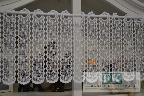 ZAZDROSTKA GIPIUROWA 30 CM WITRAŻ GIPIURA BIEL