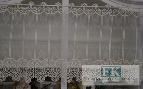 ZAZDROSTKA WITRAŻ OK 45 CM GIPIURA KOLOR ECRU FRANCJA SHABBY CHIC ZAZDROSTKA WITRAŻ OK 45 CM GIPIURA KOLOR ECRU FRANCJA SHABBY CHIC
