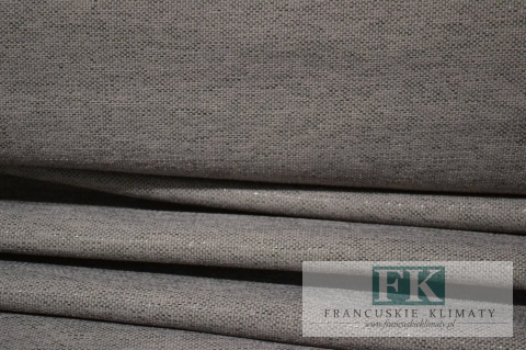 materiał TKANINA ZASŁONY obrusy WYSOKOŚĆ ok 280 SZARY-STALOWY