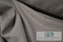 materiał TKANINA ZASŁONY obrusy WYSOKOŚĆ ok 280 SZARY-STALOWY
