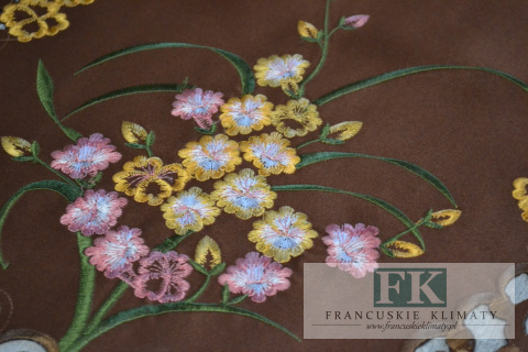 BIEŻNIK DEKORACYJNY 40x90 KWIATY STYL PROWANSALSKI FRANCUSKI VINTAGE RETRO