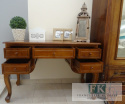 BIURKO LUDWIK 122 CM W STYLU VINTAGE PALISANDER BIURKO LUDWIK 122 CM W STYLU VINTAGE PALISANDER