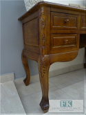 BIURKO LUDWIK 122 CM W STYLU VINTAGE PALISANDER BIURKO LUDWIK 122 CM W STYLU VINTAGE PALISANDER