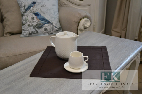 SERWETKA PODKŁADKA 35x35 BRĄZ KLASYCZNA RETRO VINTAGE