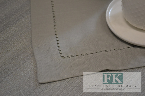 SERWETKA PODKŁADKA 35x35 SZARY BEŻ KLASYCZNA RETRO VINTAGE