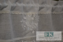 ZAZDROSTKA 30 CM KWIATY HAFT KORONKA NATURA LEN PROWANSJA SHABBY CHIC VINTAGE