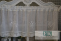 ZAZDROSTKA 50 CM KWIATY HAFT KORONKA NATURA LEN PROWANSJA SHABBY CHIC VINTAGE