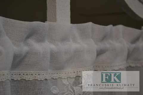 ZAZDROSTKA 50 CM KWIATY HAFT KORONKA NATURA LEN PROWANSJA SHABBY CHIC VINTAGE ZAZDROSTKA 50 CM KWIATY HAFT KORONKA NATURA LEN PROWANSJA SHABBY CHIC VINTAGE