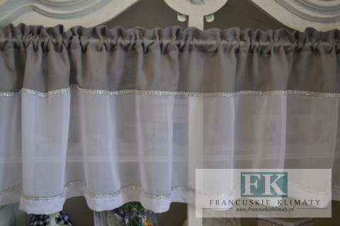 ZAZDROSTKA ETAMINA CYROKONIE WYS. 40 CM BIEL SZARY