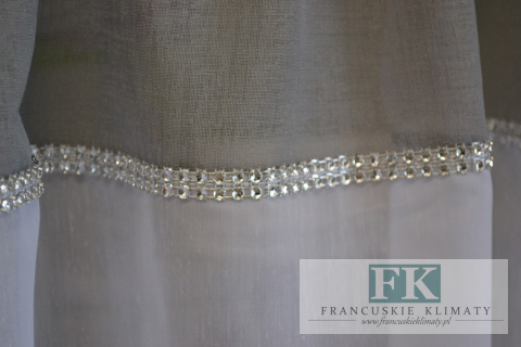 ZAZDROSTKA ETAMINA CYROKONIE WYS. 40 CM BIEL SZARY