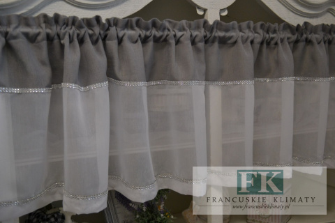 ZAZDROSTKA ETAMINA CYROKONIE WYS. 40 CM BIEL SZARY