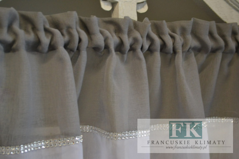 ZAZDROSTKA ETAMINA CYROKONIE WYS. 60 CM BIEL SZARY