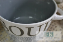 BULIONÓWKA SOUP WYS. 8 CM SZARA styl francuski, shabby, vintage