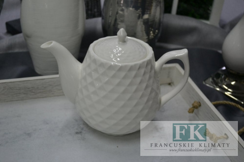 KOLEKCJA SZAFIR CZAJNICZEK wys. 13 CM styl francuski, shabby, vintage