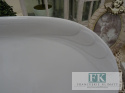 KOLEKCJA FALBANKA PÓŁMISEK dł. 38 cm styl francuski, shabby, vintage