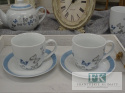 KOLEKCJA MOTYL FILIŻANKA+SPODEK poj. 240ml. styl francuski, shabby, vintage KOLEKCJA MOTYL FILIŻANKA+SPODEK poj. 240ml. styl francuski, shabby, vintage