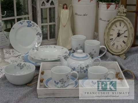 KOLEKCJA MOTYL IMBRYK poj. 900ml. styl francuski, shabby, vintage KOLEKCJA MOTYL IMBRYK poj. 900ml. styl francuski, shabby, vintage