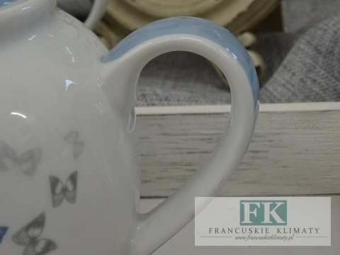 KOLEKCJA MOTYL IMBRYK poj. 900ml. styl francuski, shabby, vintage KOLEKCJA MOTYL IMBRYK poj. 900ml. styl francuski, shabby, vintage