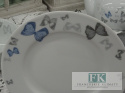 KOLEKCJA MOTYL TALERZ DESEROWY śr. 19 CM styl francuski, shabby, vintage KOLEKCJA MOTYL TALERZ DESEROWY śr. 19 CM styl francuski, shabby, vintage