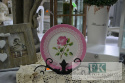 KOLEKCJA PINK ROSE TALERZ FI. 19 CM styl francuski, shabby, vintage