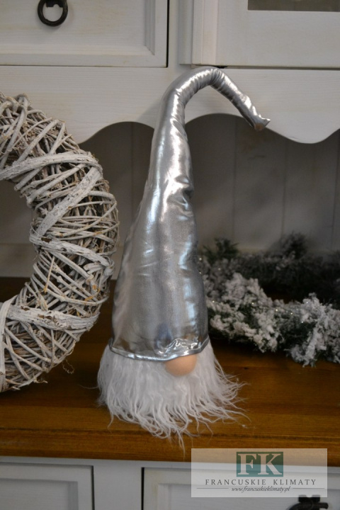 RĘCZNIE ROBIONY SKRZAT KRASNAL 49 cm SREBRA CZAPECZKA