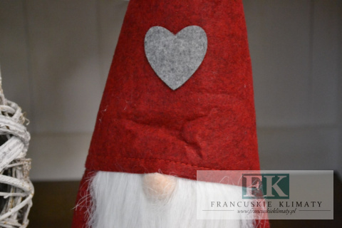 RĘCZNIE ROBIONY SKRZAT KRASNAL MIKOŁAJ wys. 58 cm RĘCZNIE ROBIONY SKRZAT KRASNAL MIKOŁAJ wys. 58 cm