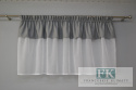 FIRANA 280/90 LAMBREKIN DWUWARSTWOWY SZARY BŁYSK BATYST BIEL GLAMOUR