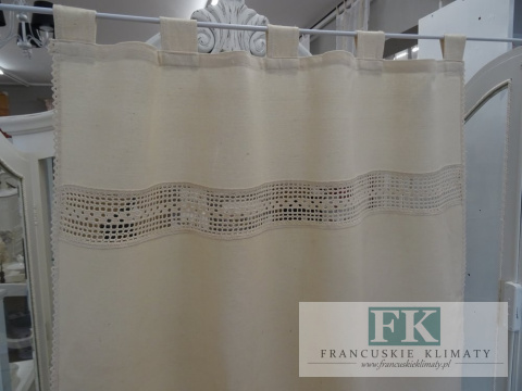Komplet 2 szt . ZASŁON BAWEłNA + SZYDEŁKO / NICIANKA wys. 180 cm BOHO frędzle , koralki Komplet 2 szt . ZASŁON BAWEłNA + SZYDEŁKO / NICIANKA wys. 180 cm BOHO frędzle , koralki