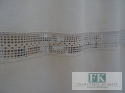 Komplet 2 szt . ZASŁON BAWELNA + SZYDEŁKO / NICIANKA wys. 150 cm BOHO frędzle , koralki