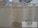 Komplet 2 szt . ZASŁON BAWELNA + SZYDEŁKO / NICIANKA wys. 150 cm BOHO frędzle , koralki
