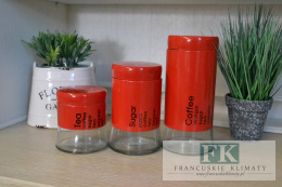 POJEMNIK SŁOIK KUCHENNY COFFEE 1,3 L NA PRODUKTY SYPKIE