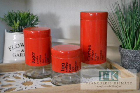 POJEMNIK SŁOIK KUCHENNY COFFEE 1,3 L NA PRODUKTY SYPKIE