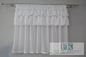 PROWANSJA FIRANA Z FALBANAMI , 3 FALBANY , retro vintage BATYST 300/160 CM