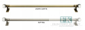 STYLOWY MINI KARNISZ 80-120 CM ZŁOTO ANTYK na zazdrostkę firankę KRYSZTAŁ CRYSTAL STYLOWY MINI KARNISZ 80-120 CM ZŁOTO ANTYK na zazdrostkę firankę KRYSZTAŁ CRYSTAL