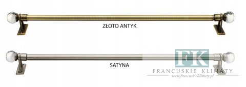 STYLOWY MINI KARNISZ 80-120 CM ZŁOTO ANTYK na zazdrostkę firankę KRYSZTAŁ CRYSTAL STYLOWY MINI KARNISZ 80-120 CM ZŁOTO ANTYK na zazdrostkę firankę KRYSZTAŁ CRYSTAL