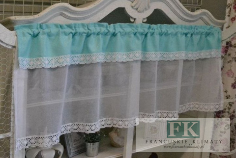ZAZDROSTKA LAMBREKIN 45x 140 KORONKA ETAMINA MIĘTA BŁYSK GLAMOUR ZAZDROSTKA LAMBREKIN 45x 140 KORONKA ETAMINA MIĘTA BŁYSK GLAMOUR