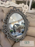 LUSTRO OWAL 52 cm , SHABBY , PROWANSJA LUSTRO OWAL 52 cm , SHABBY , PROWANSJA