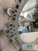 LUSTRO OWAL 52 cm , SHABBY , PROWANSJA LUSTRO OWAL 52 cm , SHABBY , PROWANSJA