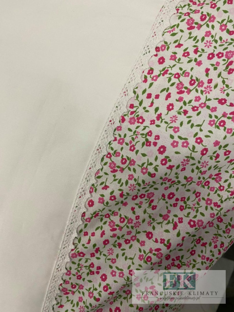 EKSKLUZYWNA POŚCIEL KORONKA 160x200 HANDMADE KWIATUSZKI BAWEŁNA 100% FRANCJA PROWANSJA EKSKLUZYWNA POŚCIEL KORONKA 160x200 HANDMADE KWIATUSZKI BAWEŁNA 100% FRANCJA PROWANSJA