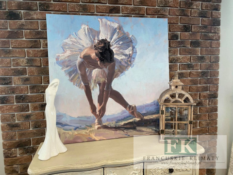 OBRAZ NA PŁÓTNIE 100/100 BALETNICA ŁABĘDŹ