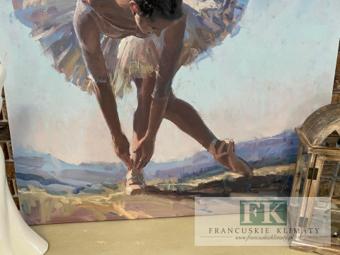 OBRAZ NA PŁÓTNIE 100/100 BALETNICA ŁABĘDŹ