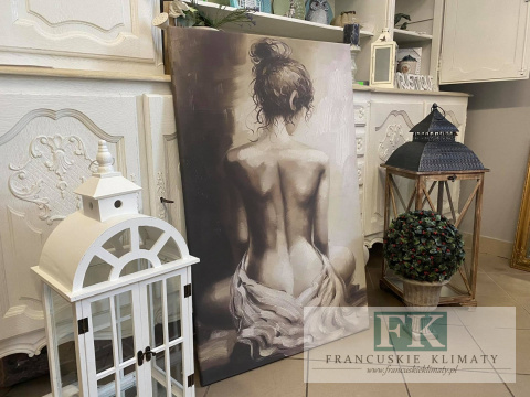 OBRAZ NA P ŁÓTNIE 110/70 KOBIETA AKT