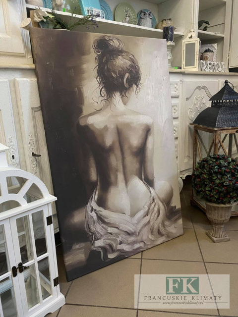 OBRAZ NA P ŁÓTNIE 110/70 KOBIETA AKT