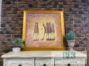 STYLOWY OBRAZ W RAMIE 82x82 AFRYKA