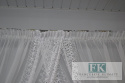 FIRANA PODWIĄZYWANA SARA 170/400 , TIUL HAFT GIPIURA , PROWANSJA , SHABBY , VINTAGE , RETRO