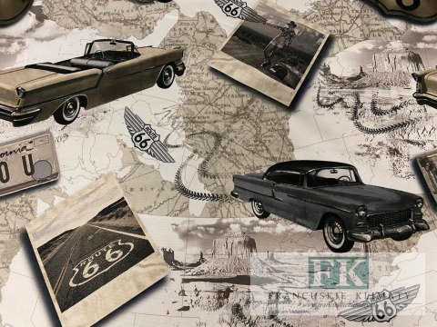 KUPON TKANINA 300 cm x 150 cm AUTA ROUTE 66 OKAZJA KUPON TKANINA 300 cm x 150 cm AUTA ROUTE 66 OKAZJA