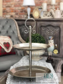 METALOWA -NIETŁUKĄCA SIĘ 47 cm PATERA NA CIASTO / OWOCE / ITP... METALOWA -NIETŁUKĄCA SIĘ 47 cm PATERA NA CIASTO / OWOCE / ITP...