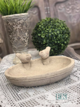 STYLOWE POIDŁO OGRODOWE DLA PTAKÓW 27 CM DO OGRODÓW SHABBY CHIC