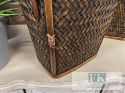 STYLOWY KOSZ bambus WYS 33 CM BOHO OSŁONKA STYLOWY KOSZ bambus WYS 33 CM BOHO OSŁONKA