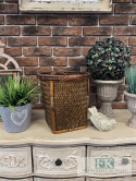 STYLOWY KOSZ osłonka BAMBUS NATURA BOHO 31 cm STYLOWY KOSZ osłonka BAMBUS NATURA BOHO 31 cm